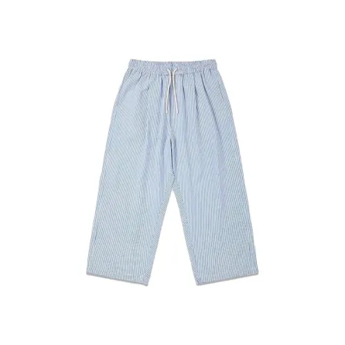 GOOD BAI GOOD BAI FW23 Early Autumn Collection Синие Унисекс Повседневные брюки