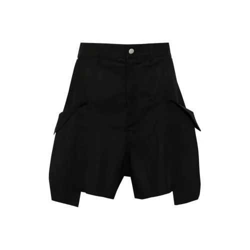 RICK OWENS Мужские карго шорты черного цвета