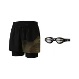 Черное золото + маленькая оправа для очков для плавания