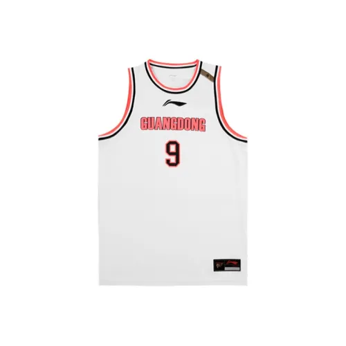 LINING CBA Collection Soccer Collection Баскетбольная Джерси Мужская Стандартная Белая