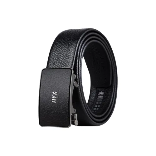 H YXIANG Ремни из коровьей кожи Мужской 3,5 см