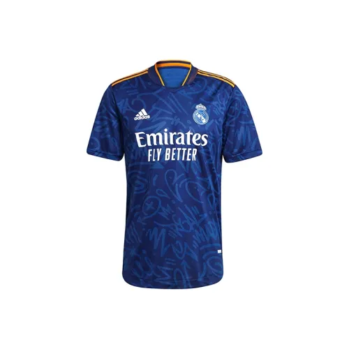 Adidas Футбол Джерси Мужской Синий