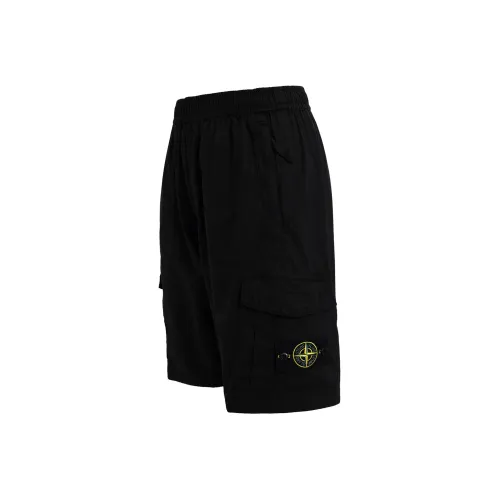 Stone Island Черные Мужские Повседневные Шорты