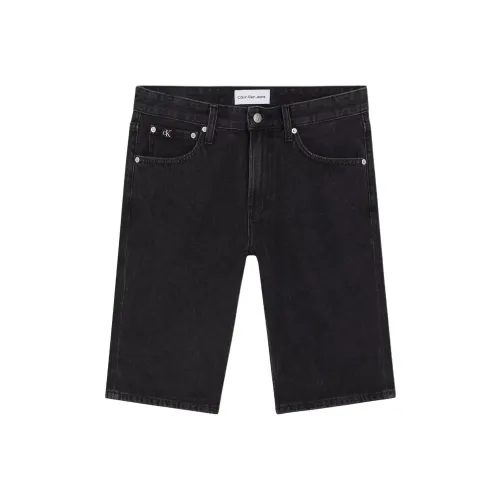 Calvin Klein Джинсовые шорты Европейская версия Мужские Темно-серые