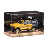 LC80 Лэнд Крузер [Желтый] + Пыльная защита из массива дерева