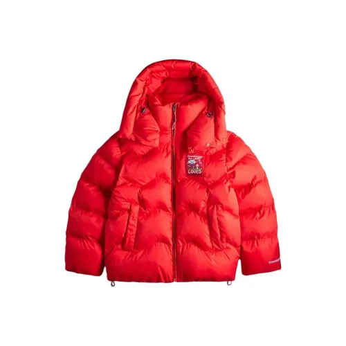 COACH FW24 Хлопковый пуховик Унисекс Розовый Красный