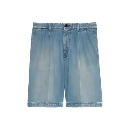 GUCCI Blue Men's Casual Shorts GUCCI Синий Мужские Повседневные Шорты