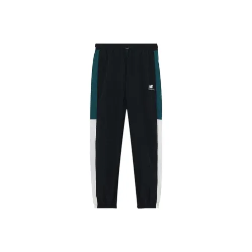 New Balance совместный бренд Черный Зеленый Мужские спортивные Брюки