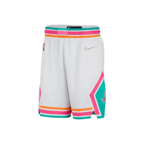 Nike Белые Мужские баскетбольные шорты