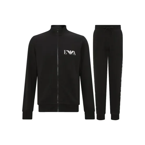 EMPORIO ARMANI EA7 SS23 Повседневная Спортивная Одежда Мужская Черная