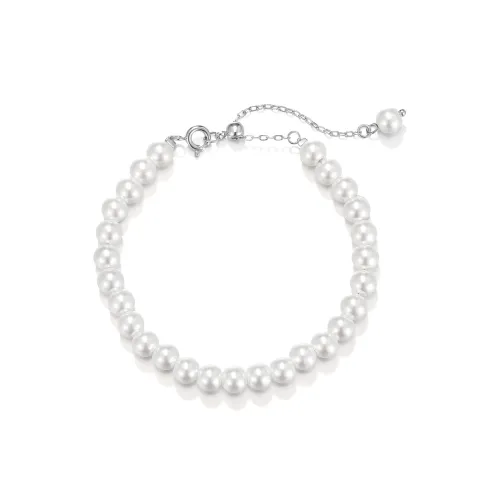 Clect Искусственный стеклянный жемчужный браслет для женщин