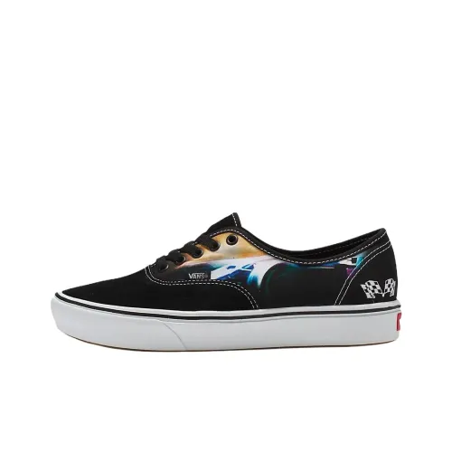 Vans COMFYCUSH AUTHENTIC Устойчивые к истиранию Низкие Кроссовки для скейтбординга Унисекс Черные