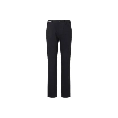 Corneliani Темно-синие мужские повседневные брюки