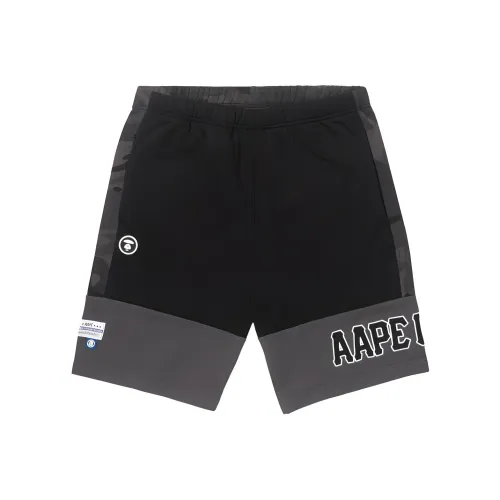Aape Черные BKX Мужские Повседневные Шорты