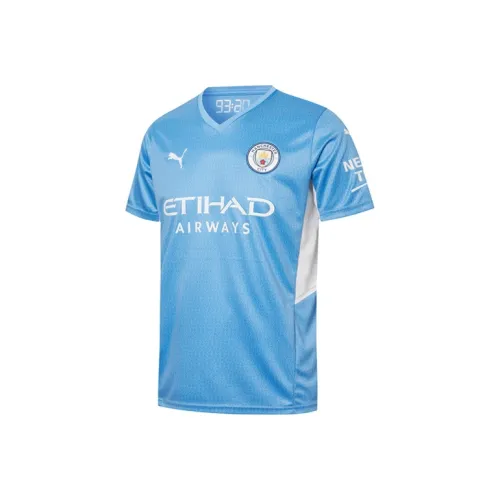 PUMA MCFC CNY Футбол Джерси Мужской Синий