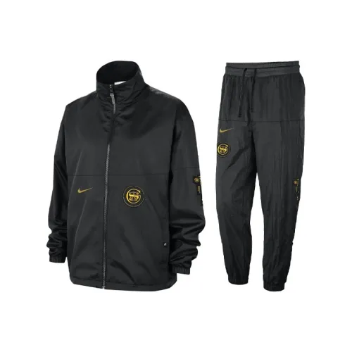 Nike Golden State Warriors Starting 5 Городская Edition Повседневная Спортивная Одежда Городская Edition Golden State Warriors Мужской Черный