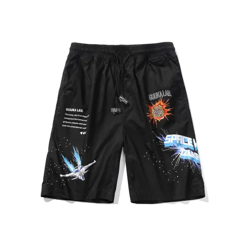 Guuka Мужские повседневные шорты черного цвета