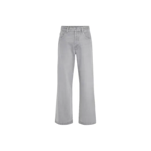 Jacquemus GREY Off Белый / Серый Белый Мужские Джинсы