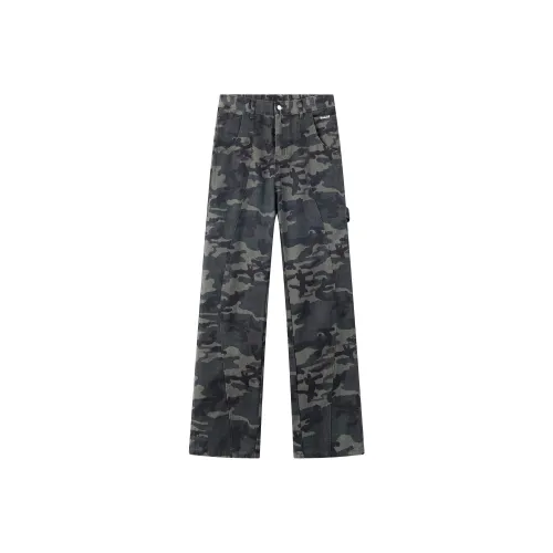 P8H9 Повседневные брюки Унисекс Армейский зеленый