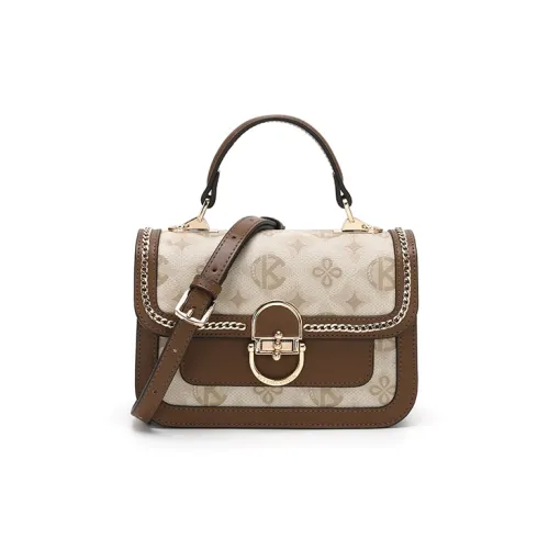 BETTINA VIVIAN ПУ (полиуретан) Сумка с одним плечевым ремнем Женская Коричневая