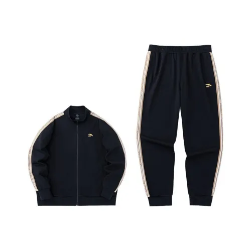ANTA Life Collection Спортивный костюм Унисекс Основной черный золотой