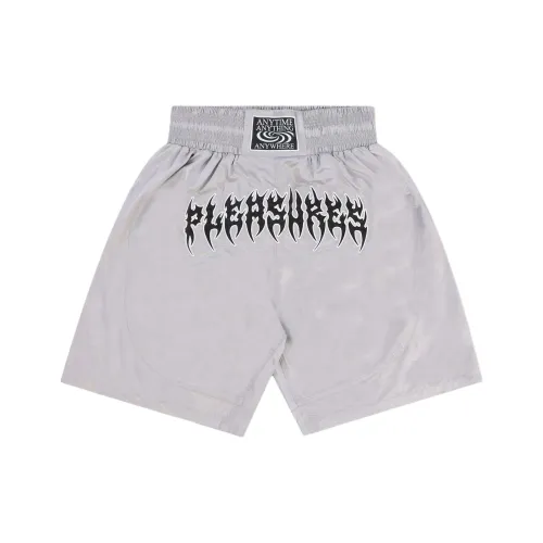 PLEASURES SS24 Летняя коллекция Повседневные шорты Мужские Серые