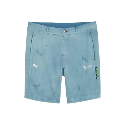PUMA x Mercedes AMG Petronas F1® Команда X Mad Собака Jones AC Milan Джинсовые шорты Мужской Синий