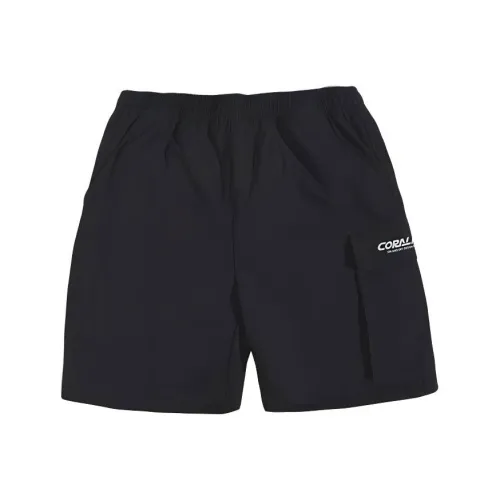 CORALIAN RUNOFF Коллекция Повседневные шорты Унисекс Черный