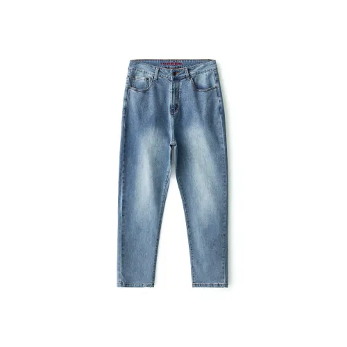 LUCKY BRAND Синие Унисекс Джинсы