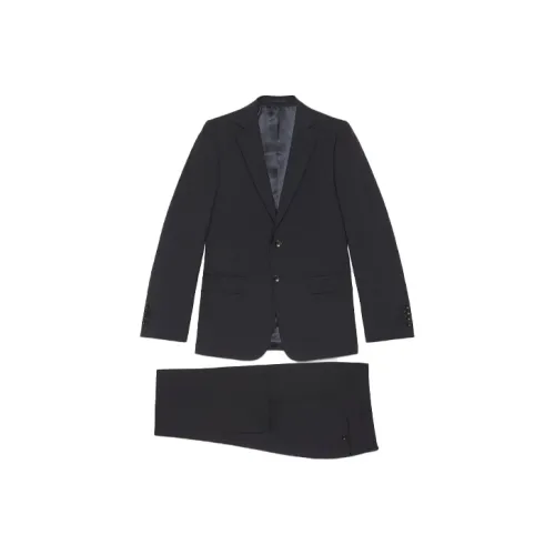 GUCCI 2020 Предвесенняя коллекция Бизнес-костюм Мужской Темно-синий