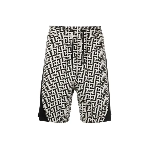 BALMAIN Черные Мужские Повседневные Шорты