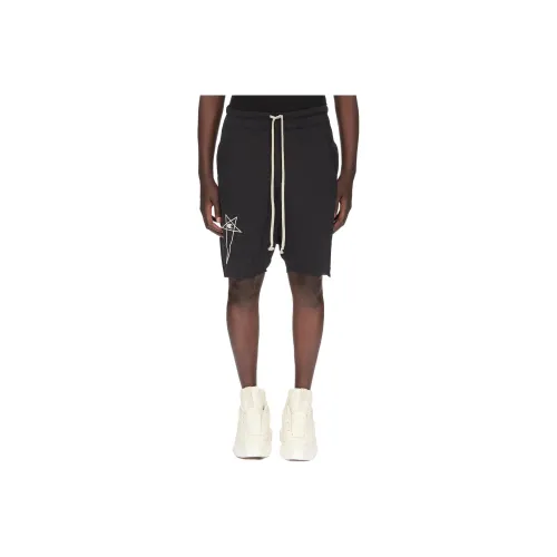 RICK OWENS Черные Мужские Повседневные Шорты
