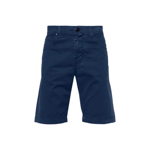 JACOB COHEN Темно-синие мужские джинсовые шорты