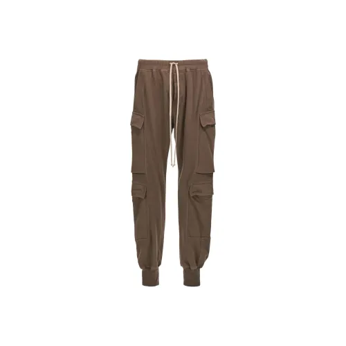Rick Owens DRKSHDW Повседневные брюки Мужские Коричневые
