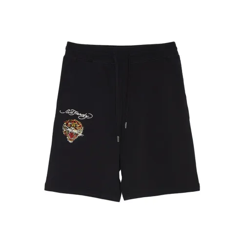 Ed Hardy Classic Series Черные Мужские Повседневные Шорты