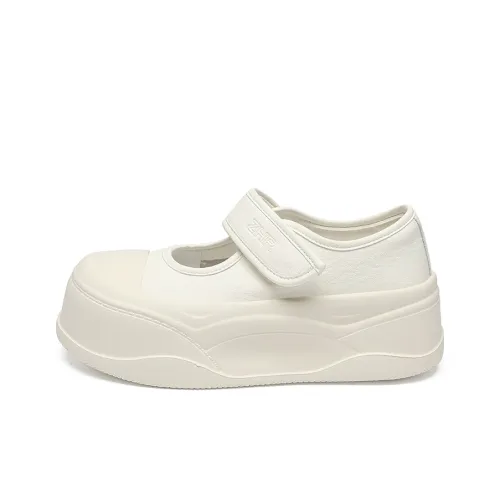ZHR Mary Jane Shoes Женские Бежевые