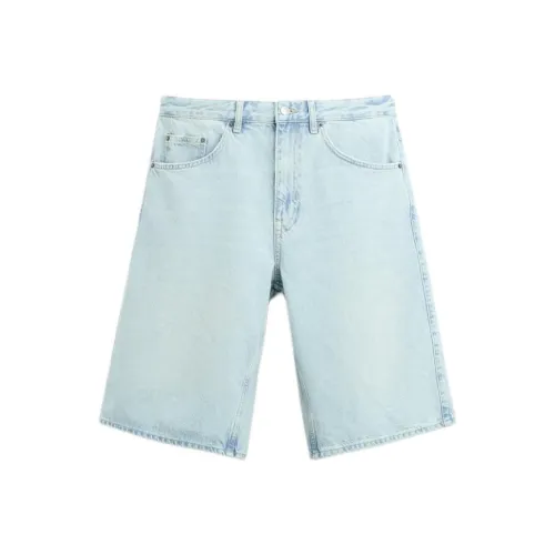 ZARA Blue Men's Casual Shorts ZARA Синие Мужские Повседневные Шорты