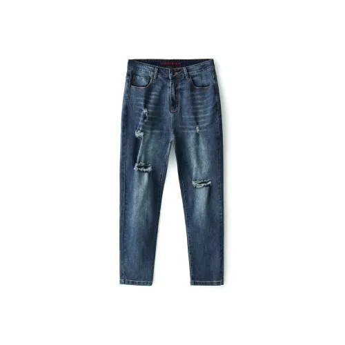 LUCKY BRAND Синие Унисекс Джинсы