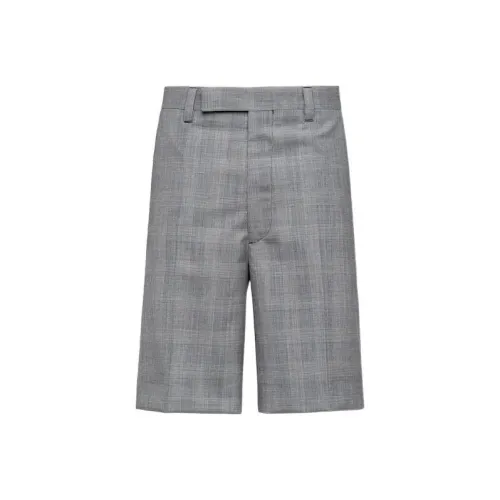 PRADA Gray Men's Casual Shorts PRADA Серый Мужские Повседневные Шорты