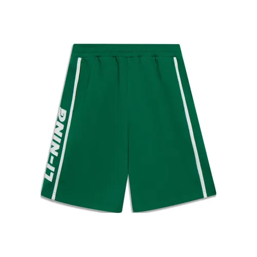 LINING Sports Fashion Collection Повседневные шорты Унисекс Cool Pine Зеленый