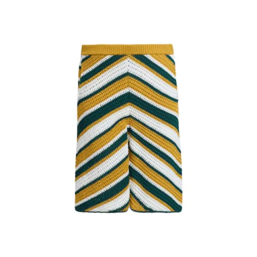 Marni Повседневные шорты Мужские Циан Желтый