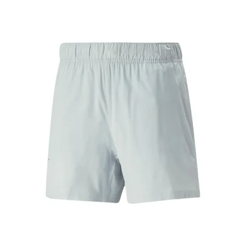 Puma Seasons Platinum Gray Mixed Color Men's Casual Shorts