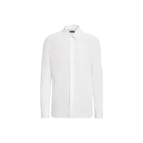 Ermenegildo Zegna Белые Мужские Рубашки