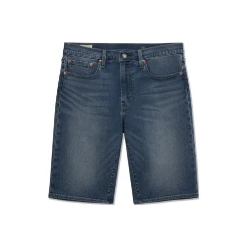 Levi's Джинсовые шорты Мужские Средне-синие