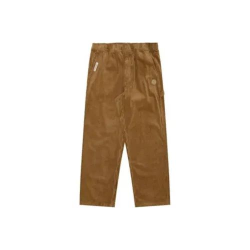 A BATHING APE Повседневные брюки Мужские Коричневые