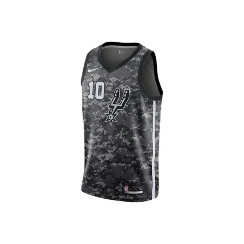 Nike Баскетбольная Джерси Мужская Камуфляж Черная