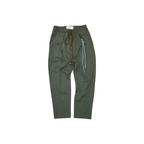 Song for the Mute FW24 Повседневные брюки Мужские Шалфейно-зеленый