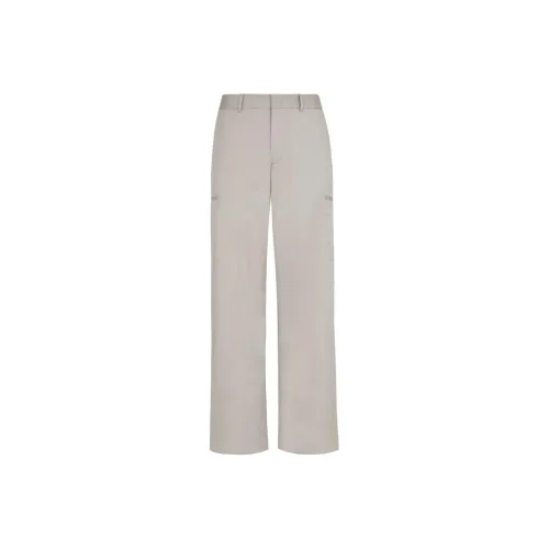 FENDI Gray Men's Casual Pants FENDI Серый Мужские Повседневные Брюки