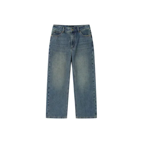 DANGEROUSPEOPLE Джинсы Унисекс Синий