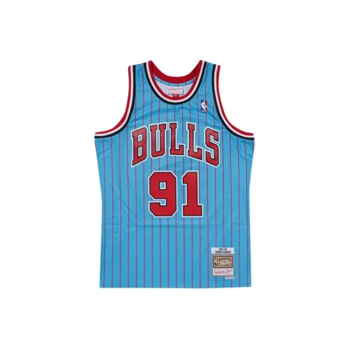 MITCHELL NESS Баскетбольная Джерси Мужская Небесно-Голубая